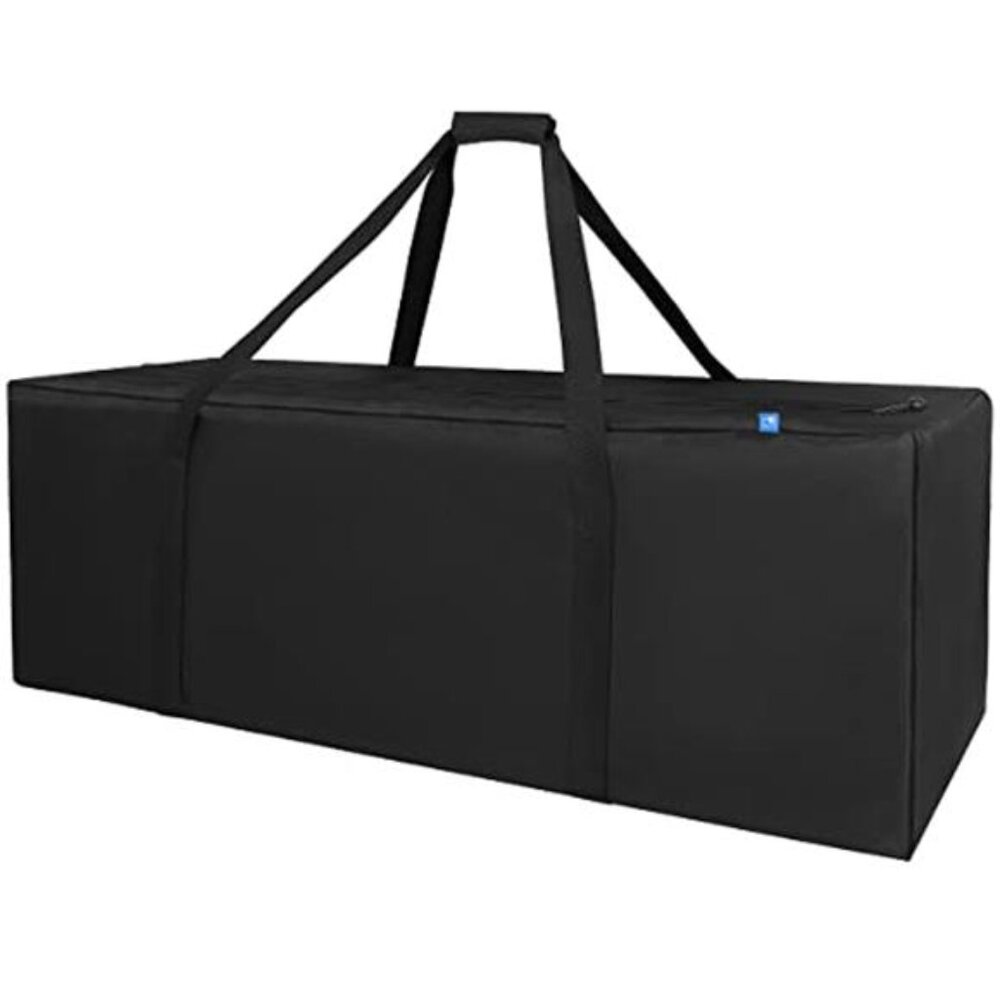 Sports Duffle Bag 42 Inch Extra Large Travel Gym Bag Water Resistant Black 150L
